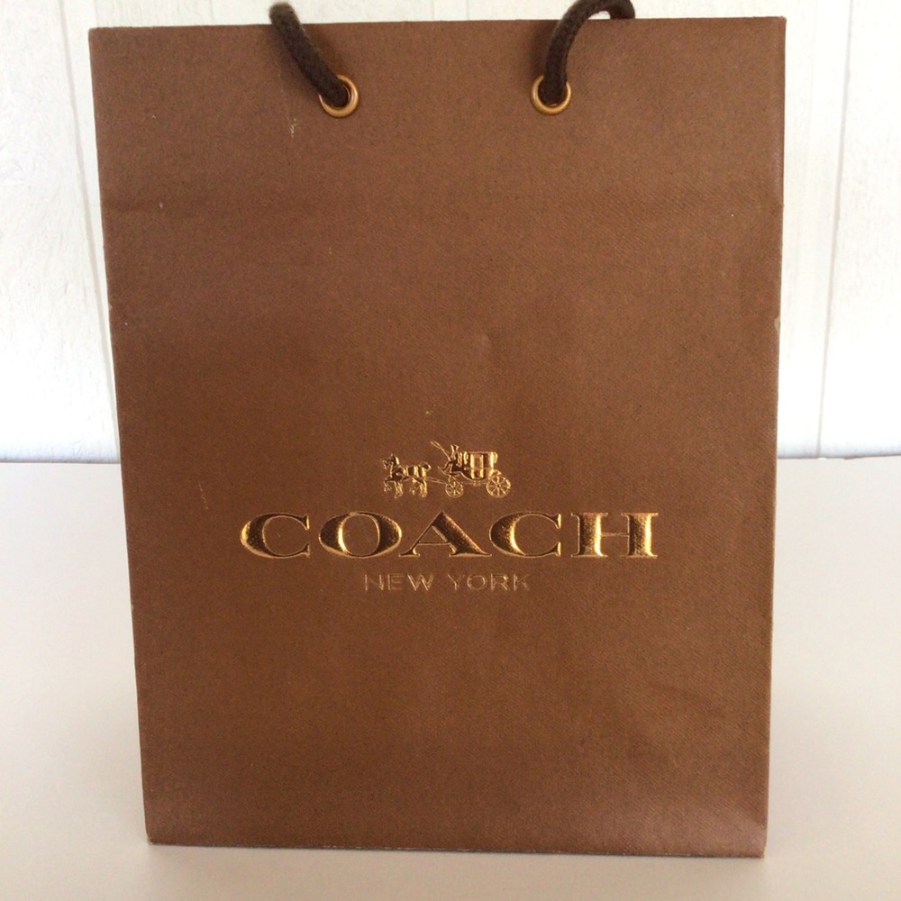 COACH MEDIUM SIZED PAPER SHOPPING BAG